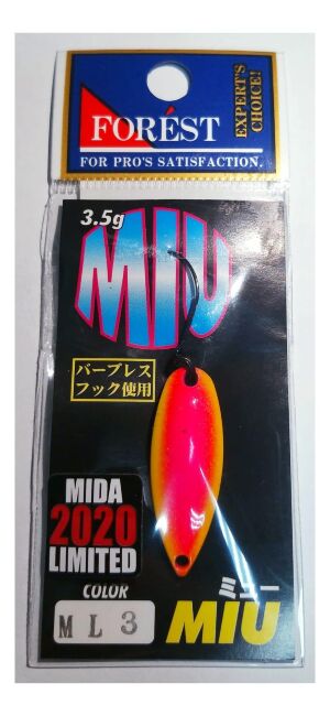 Блесна колеблющаяся FOREST MIU Mida 2019/20 Limited Edition 3.5гр #ML03