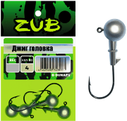 Джиг головка ZUB 502 крючок № 5\0  8гр. 4шт/уп