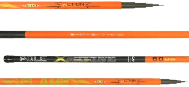 Удилище без колец MIFINE Flame Pole 6.0м 10-40гр 6-част 10209-600 Удилище без колец MIFINE Flame Pole 6.0м 10-40гр 6-част 10209-600