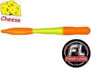 Силиконовая приманка FRESH LURES FlatWorm 3.1”/77мм Сыр #405 7шт/уп