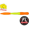 Силиконовая приманка FRESH LURES FlatWorm 3.1”/77мм Сыр #405 7шт/уп