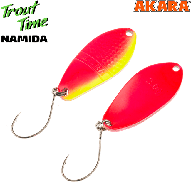 Блесна колеблющаяся AKARA Trout Time Namida 30мм 3.0гр #60