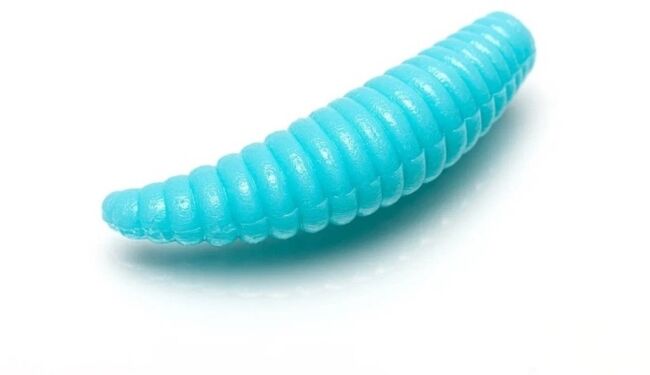 TFT Приманка силиконовая 38 мм. KUKA Цвет: K-04 Голубой, Аромат: Сыр, 10шт.