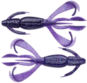 Силиконовая приманка KEITECH Crazy Flapper 3.6" EA#04 Violet 9.0см 6.75гр 7шт/уп