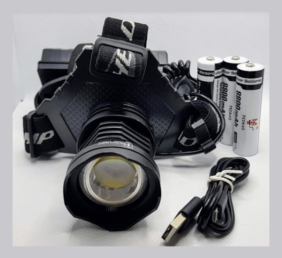 Фонарь налобный FA-T70-P70, 3.аккум., USB вход/выход Фонарь налобный FA-T70-P70, 3.аккум., USB вход/выход