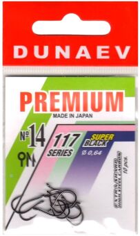 Крючок DUNAEV Premium 117 #14 Ø0.64мм 10шт/уп Крючок DUNAEV Premium 117 #14 Ø0.64мм 10шт/уп
