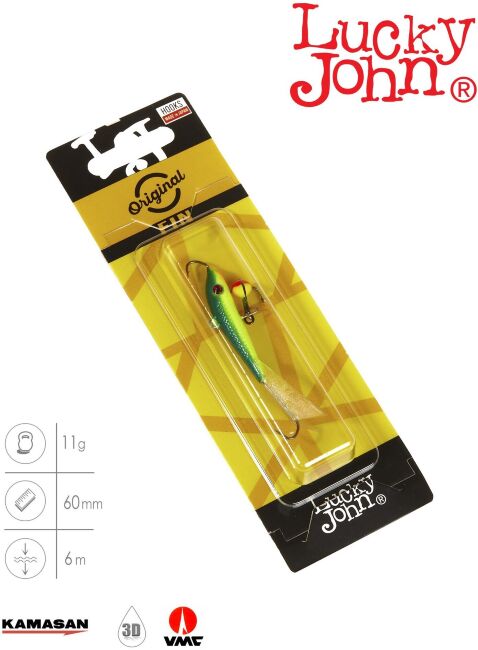 Балансир Lucky John FIN 4 с тр. 60мм/29 блистер