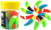 Силиконовая приманка COOL PLACE Maggot 1.6" Сыр # Mix многоцветный 10шт/уп