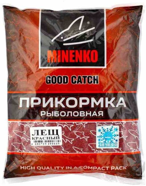 Прикормка зимняя MINENKO Good Catch 0.7кг Лещ Красный Прикормка зимняя MINENKO Good Catch 0.7кг Лещ Красный