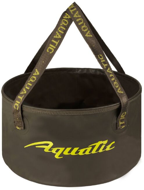 Ведро для замешивания корма герметичное малое AQUATIC 20л, 35х20см, хаки В-11Х