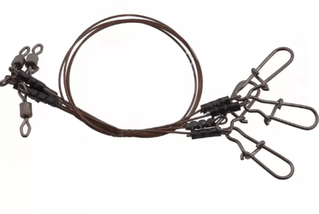 Поводок КОНТАКТ 1х19 9.5кг 25см 4шт/уп