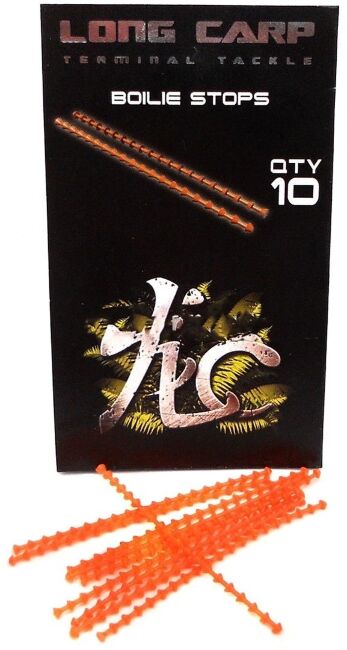 Стопора для бойлов LONG CARP Boilie Stops оранжевые 10шт/уп (LC-810-Or)