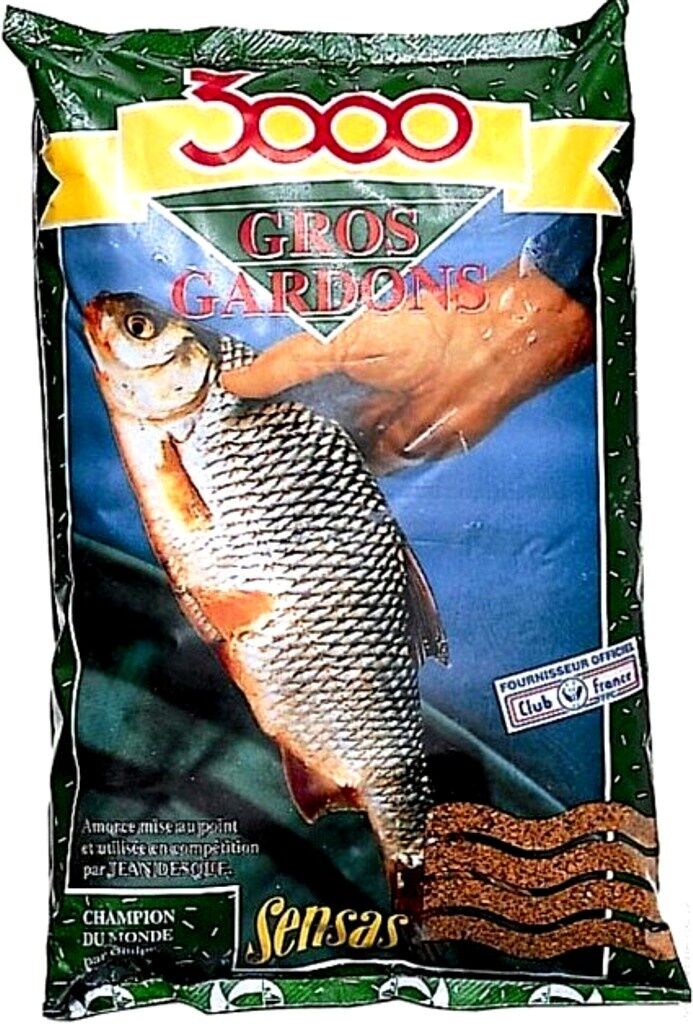 Прикормка Sensas 3000 GROS GARDONS 1кг (00891) купить в интернет магазине Сундук Рыбака