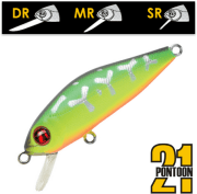 Воблер PONTOON21 CrackJack 38F-MR 38мм 2.4гр  0,5-0,8м 070 Fire Tiger Воблер PONTOON21 CrackJack 38F-MR 38мм 2.4гр  0,5-0,8м 070 Fire Tiger