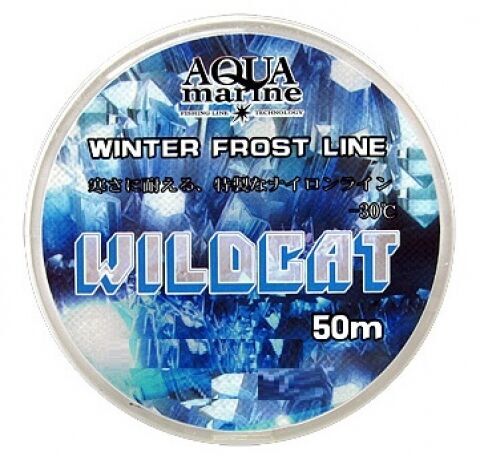 Леска монофил AQUAMARINE Wildcat 50м #0.15/0.063мм 0.62кг прозрачная