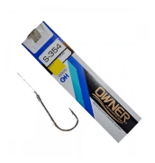 Крючок с поводком OWNER S-354 №14 0.12мм 10шт/уп