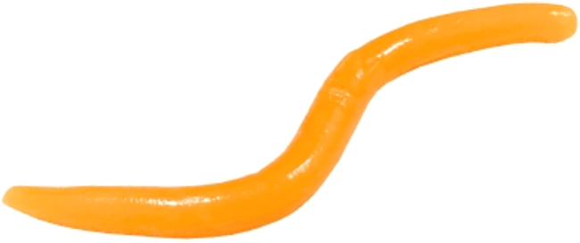 Силиконовая приманка TROUT ZONE Wake Worm-2 3.2" персиковый сыр 11шт/уп