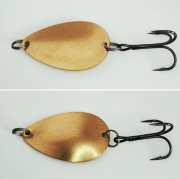Блесна "Русская приманка" ЛОЖКА 4,5 см/9 гр. Латунь/матовая Блесна "Русская приманка" ЛОЖКА 4,5 см/9 гр. Латунь/матовая