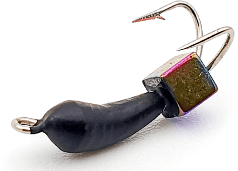 Мормышка вольфрам WORMIX Коза с кубиком Хамелеон 0.4гр, Ø2.5мм (арт.:178)