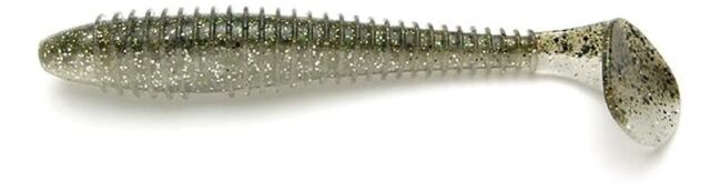 Виброхвост KEITECH Swing Impact FAT 4.8" #416 Silver Flash Minnow 12см 12гр 5шт/уп