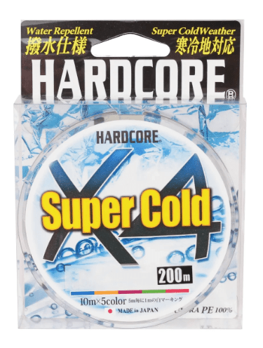 Плетёный шнур DUEL PE Hardcore Super Cold X4 200м 5Color #0.4/0.108мм 3.6кг H3963 Плетёный шнур DUEL PE Hardcore Super Cold X4 200м 5Color #0.4/0.108мм 3.6кг H3963
