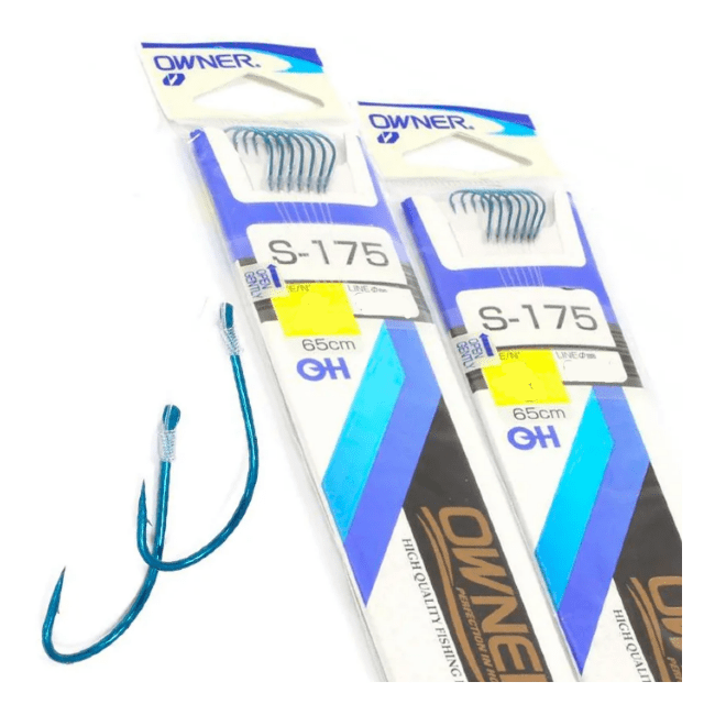 Крючок с поводком OWNER S-175 №04 0.18мм 7шт/уп Крючок с поводком OWNER S-175 №04 0.18мм 7шт/уп