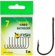 Крючок FISH SEASON Baitholder-Ring №7 колечко черный с насечками 8шт/уп 11014-07F Крючок FISH SEASON Baitholder-Ring №7 колечко черный с насечками 8шт/уп 11014-07F