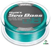 Плетёный шнур Varivas High Avani Sea Bass PE Super Sensetive LS8 #0.8 150м Плетёный шнур Varivas High Avani Sea Bass PE Super Sensetive LS8 #0.8 150м