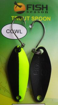 Блесна колеблющаяся FISH SEASONS Cowl 2.8гр  #21 Блесна колеблющаяся FISH SEASONS Cowl 2.8гр  #21