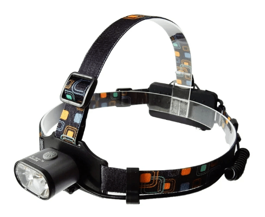 Фонарь налобный BL-K 28-T6, 2.аккум., USB