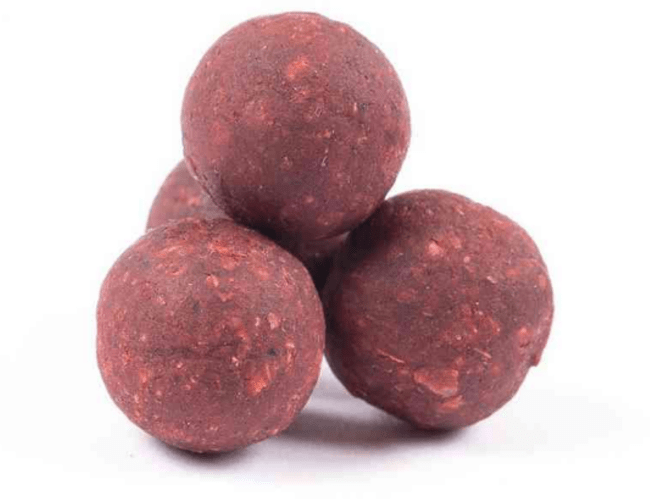 Насадочные бойлы пылящие MINENKO Strawberry Jam (клубничный джем) Ø14мм 120гр/бан.