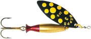 Блесна вращающаяся MEPPS Aglia Long Heavy NR PTS Jaune (черн/золото/желт) №1+12г