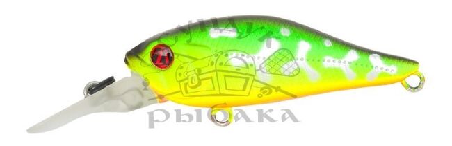 Воблер PONTOON21 Cheerful 34F-MR 34мм 1.6гр 0.6-1.0м 070 Fire Tiger