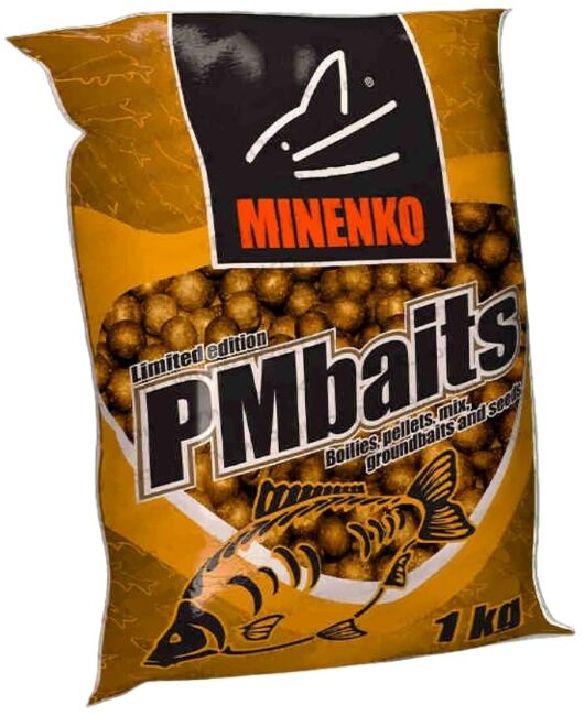 Прикормочные бойлы пылящие MINENKO Honey (мёд) Ø26мм 1кг.