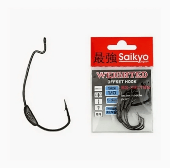 Крючки Saikyo BS-2333 Weighted BN №1/0 5шт/уп Крючки Saikyo BS-2333 Weighted BN №1/0 5шт/уп