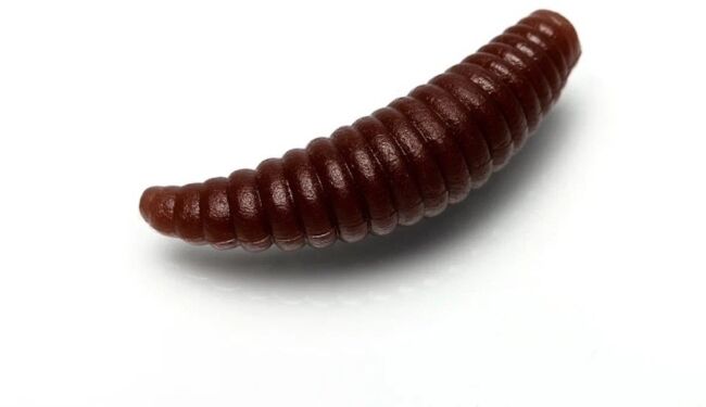 TFT Приманка силиконовая 38 мм. KUKA Цвет: K-07 Коричневый, Аромат: Сыр, 10шт.