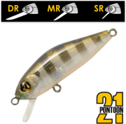 Воблер PONTOON21 CrackJack 38SP-SR 38мм 2.4гр  0,5-0,8м 108 Ghost Gill Воблер PONTOON21 CrackJack 38SP-SR 38мм 2.4гр  0,5-0,8м 108 Ghost Gill