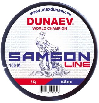 Леска монофил DUNAEV Samson 100м 0.35мм 9.00кг Леска монофил DUNAEV Samson 100м 0.35мм 9.00кг