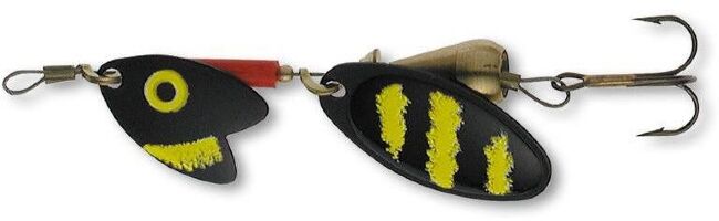 Блесна вращающаяся MEPPS Tandem Trout NR (черн) №0 3,5г