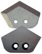 Комплект ножей СТАЛКЕР трёхугловой Ф130