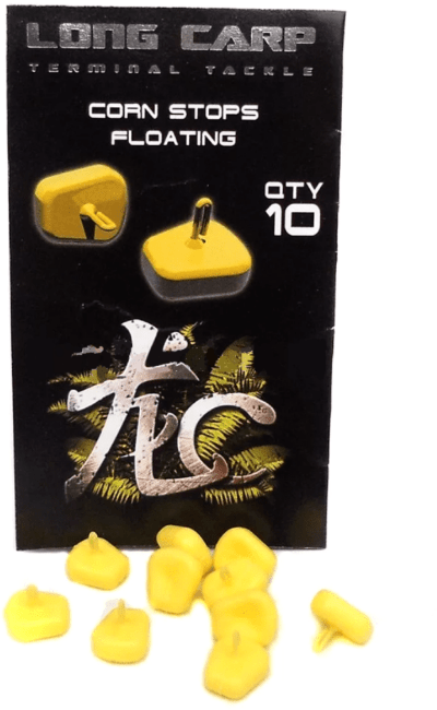 Стопор для насадки LONG CARP Corn Stops Floating Кукуруза жёлтый 10шт/уп (LC-811-Y)