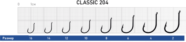 Крючок DUNAEV Classic 204 #10 10шт/уп Крючок DUNAEV Classic 204 #10 10шт/уп