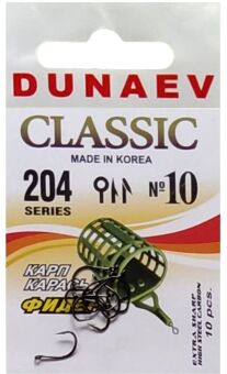 Крючок DUNAEV Classic 204 #10 10шт/уп Крючок DUNAEV Classic 204 #10 10шт/уп