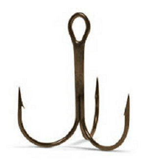 Крючок тройной CANNELLE 3203 Round treble №4 1шт.