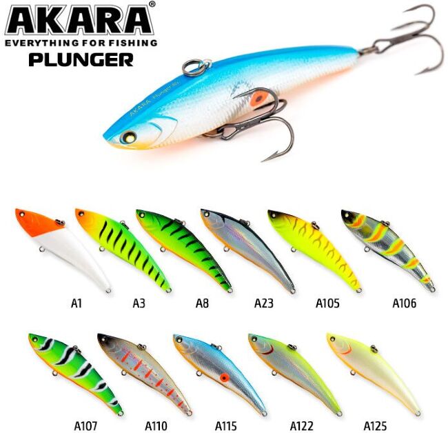 Раттлин AKARA Plunger 80 80мм 16гр #A110