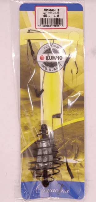 Монтаж карповый Лиман 3 45гр крючок №8 Монтаж карповый Лиман 3 45гр крючок №8