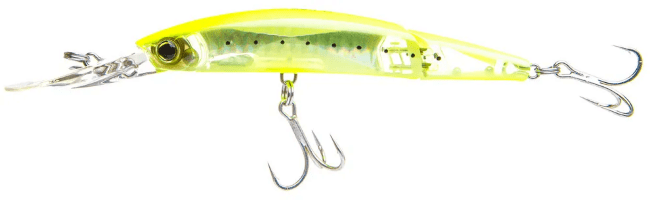 Воблер YO-ZURI Crystal 3D Minnow Deep Diver Jointed 130F 130мм 26.0гр 3.0-4.0м F1155-GHCS
