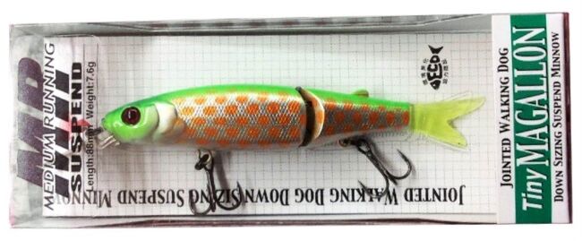 Воблер Jackall Tiny Magallon MR lime pirarucu