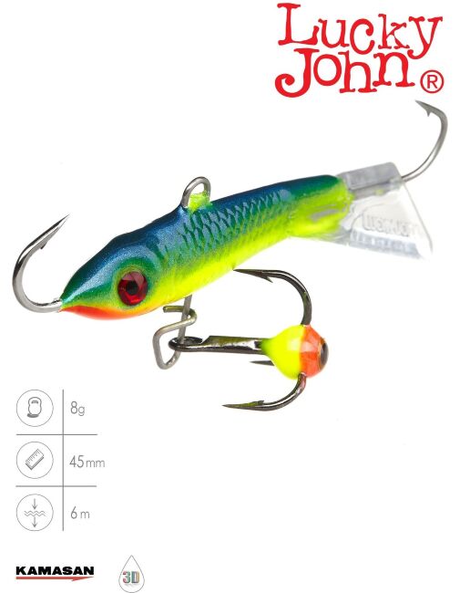 Балансир Lucky John CLASSIC 4.5 с тр. 50мм/29 блистер Балансир Lucky John CLASSIC 4.5 с тр. 50мм/29 блистер