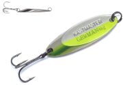 Блесна колеблющаяся GERMAN Kastmaster 105 51мм 14гр #Y08 серебро/шартрез Блесна колеблющаяся GERMAN Kastmaster 105 51мм 14гр #Y08 серебро/шартрез